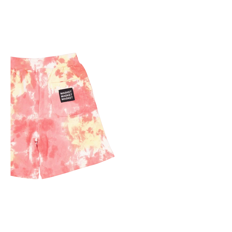 Smiley Look At The Bright Side Pink Tie-dye