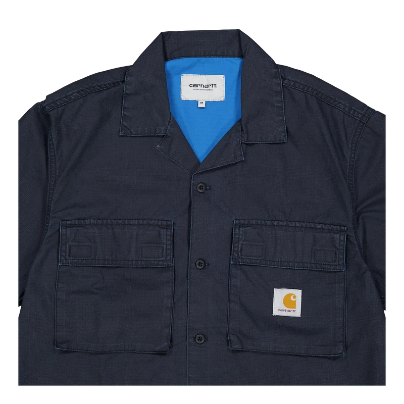 S/s Wynton Shirt Black / Amalfi