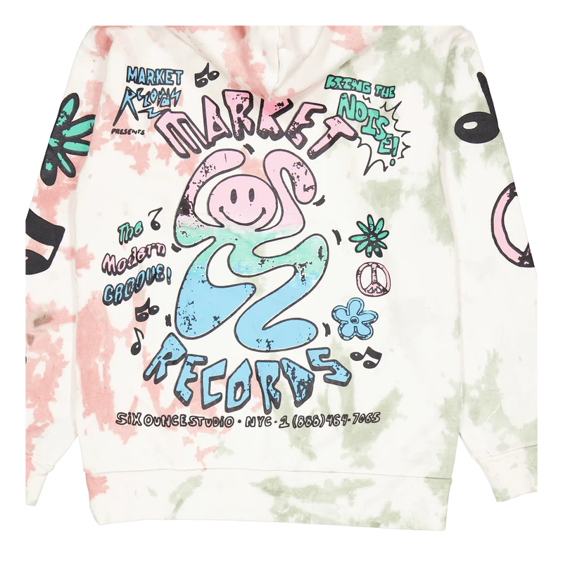 Smiley Market Records Angel Si Sand Tie-dye