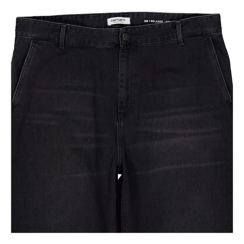 W' Pierce Pant Straight Black