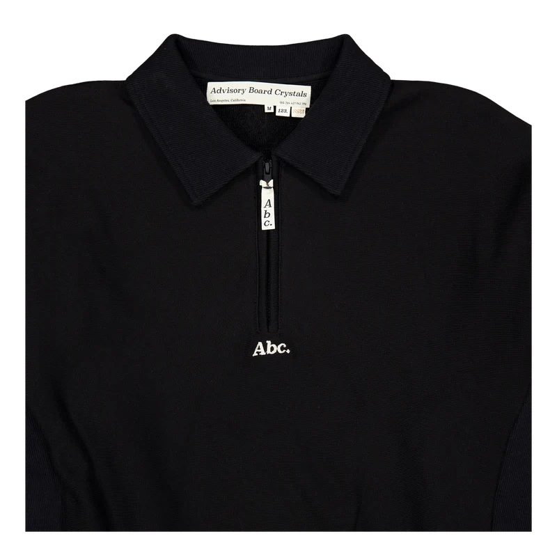 Abc. 123. Quarter Zip Sweatshi Black