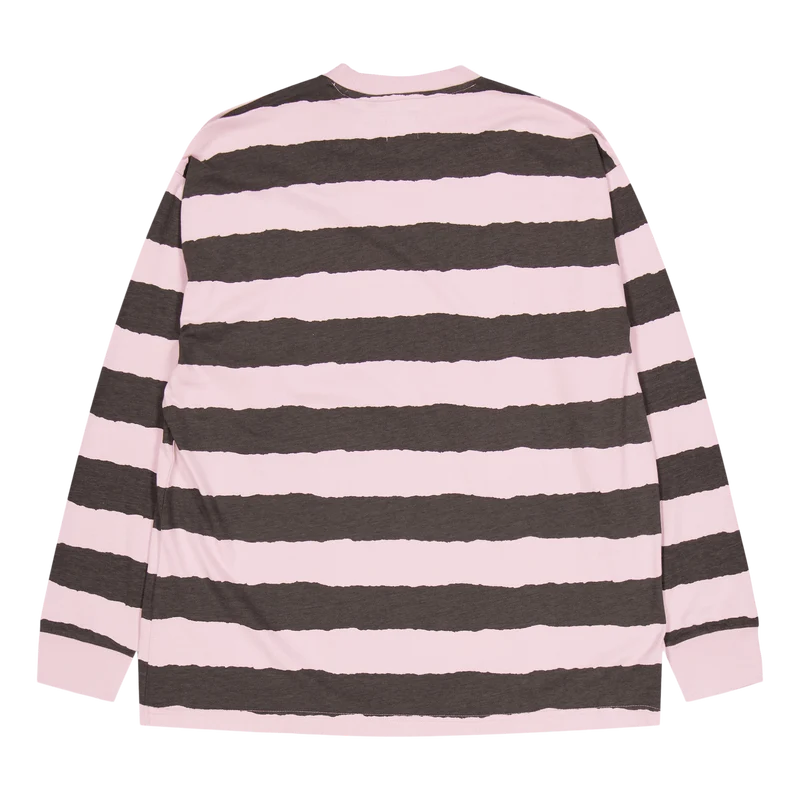 Skate Graphic Box Ls Tee Multi Torn Up Pink Black