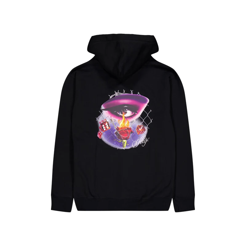 Feline Eye P/o Hoodie Black