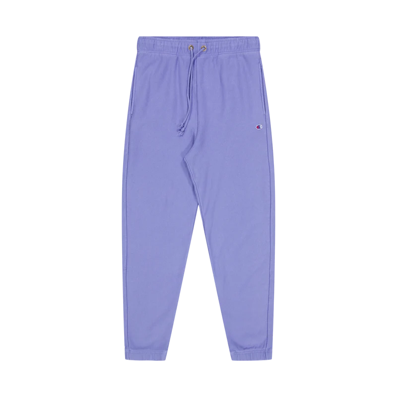 Elastic Cuff Pants Bleached Denim