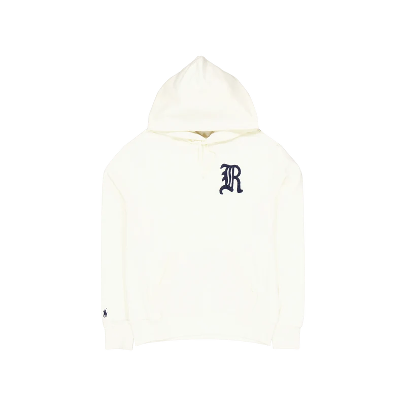 Appliquéd Fleece Hoodie Clubhouse Cream