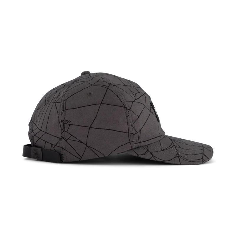 Spiderweb Dad Cap Gray