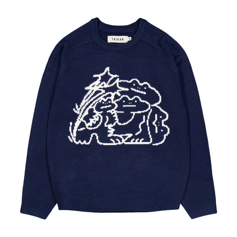 Taikan By Joshua "frogs" Knit Navy