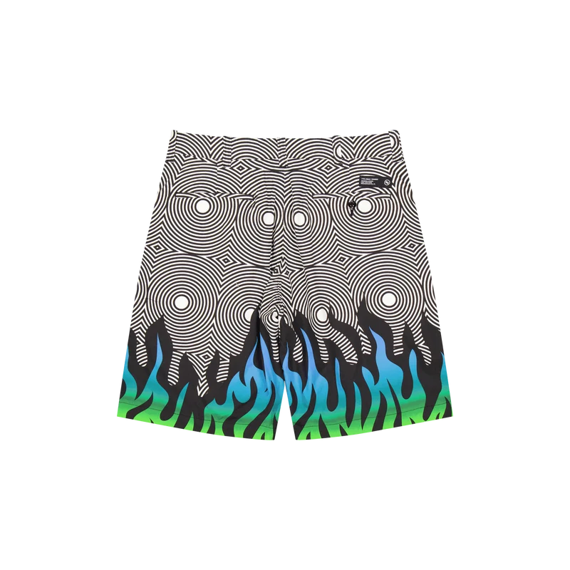 Nh X Dsc . Flamepattern Short Black