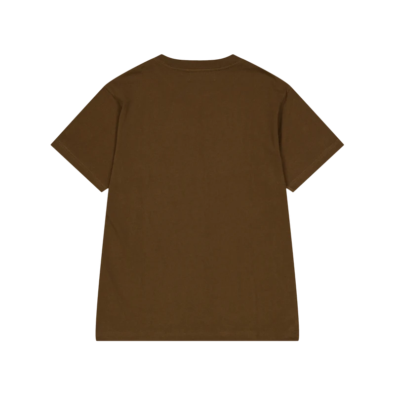 Heavyweight S/s T-brown Brown
