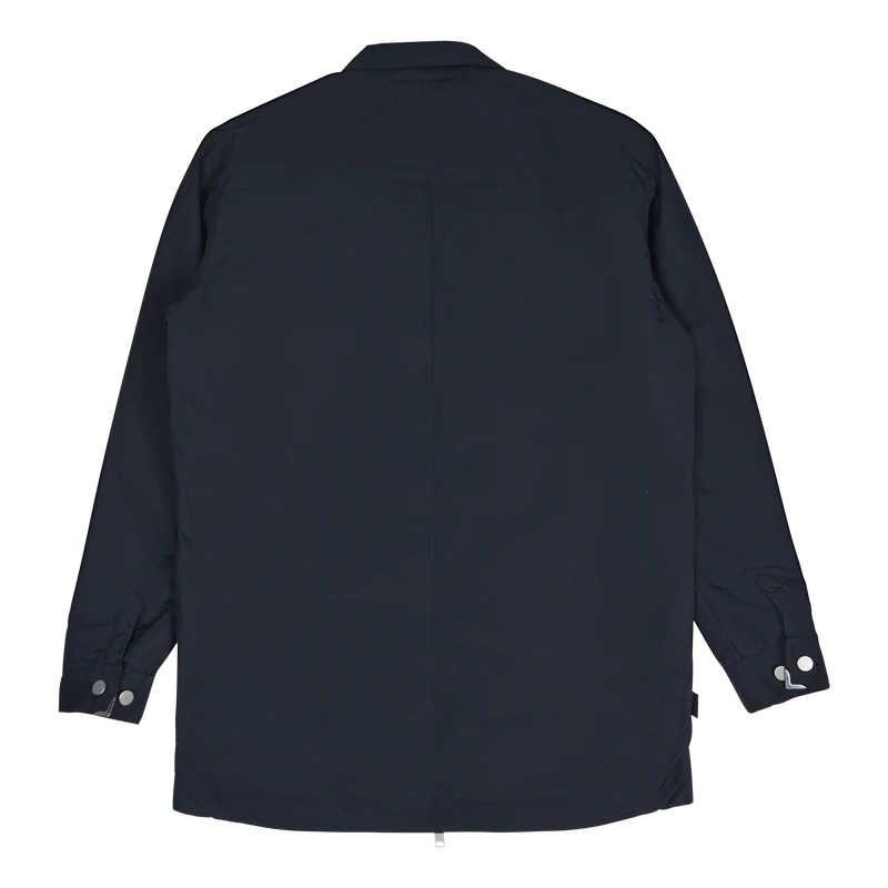 Army Shirt Zip Long Black
