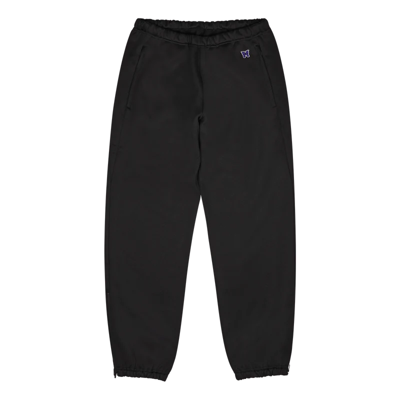Zipped Sweat Pant - Pe/c Lined Black