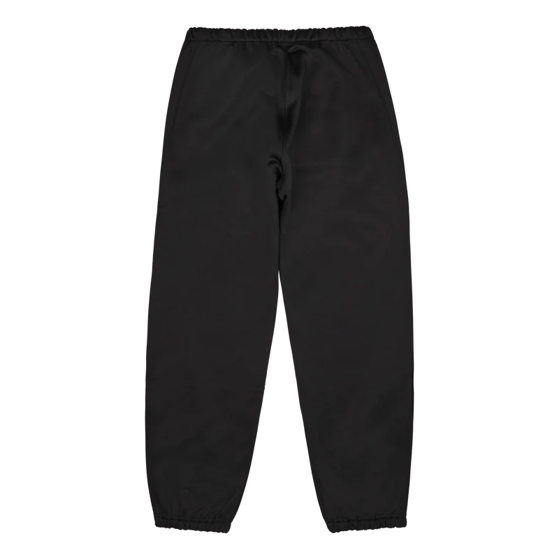 Zipped Sweat Pant - Pe/c Lined Black