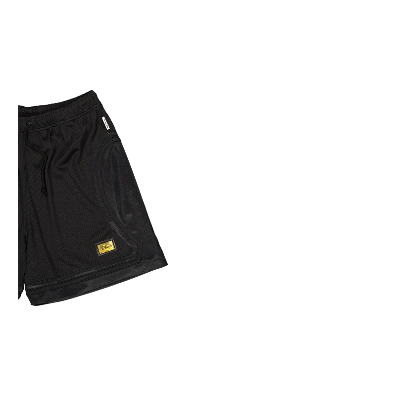 Abc. 123. Mesh Satin Basketbal Black