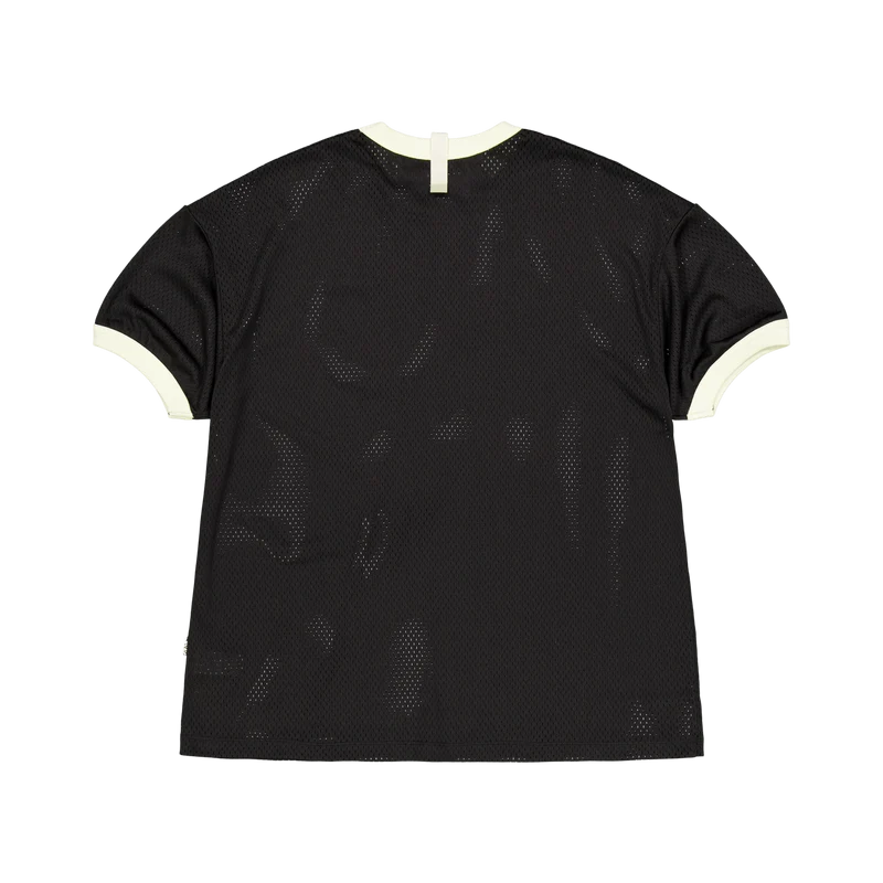 Abc. 123 Mesh Ringer T-shirt Black