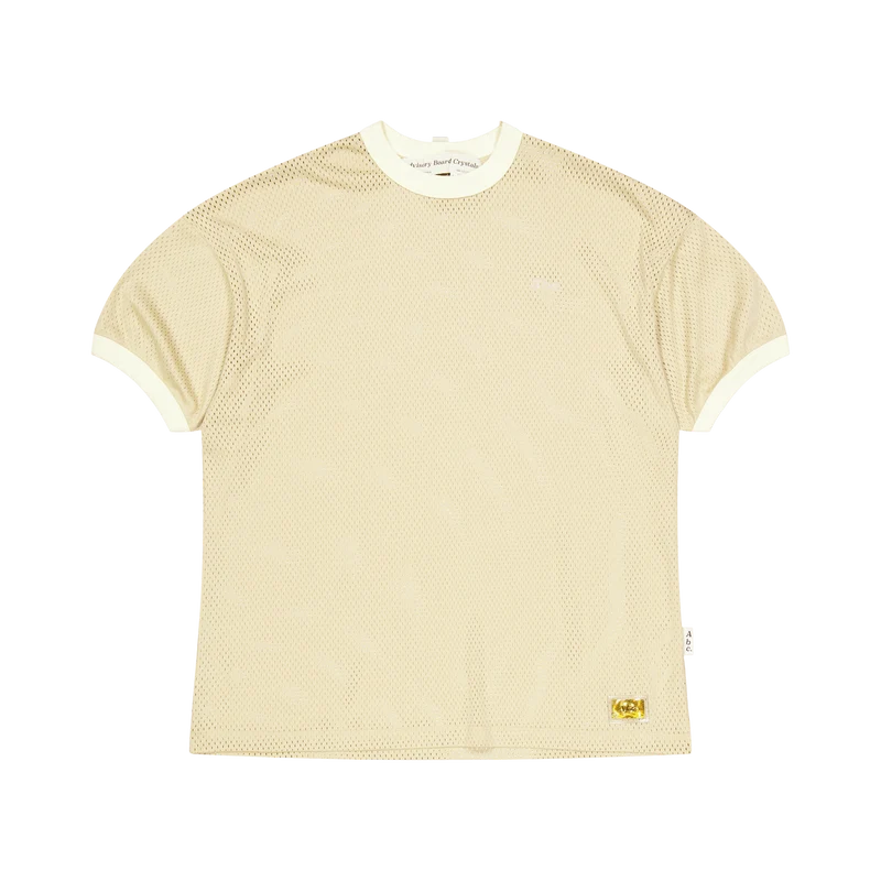 Abc. 123 Mesh Ringer T-shirt Ecru