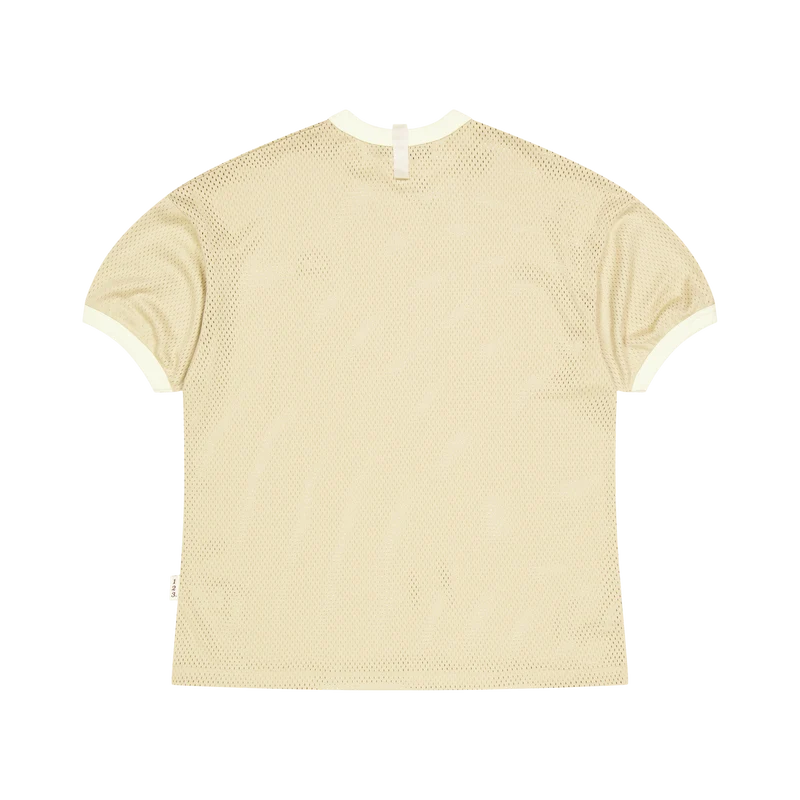 Abc. 123 Mesh Ringer T-shirt Ecru