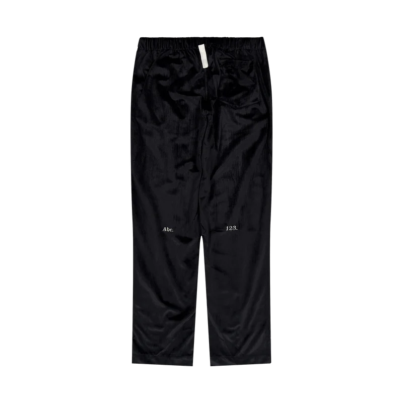 Abc. 123. Velour Studio Work P Black