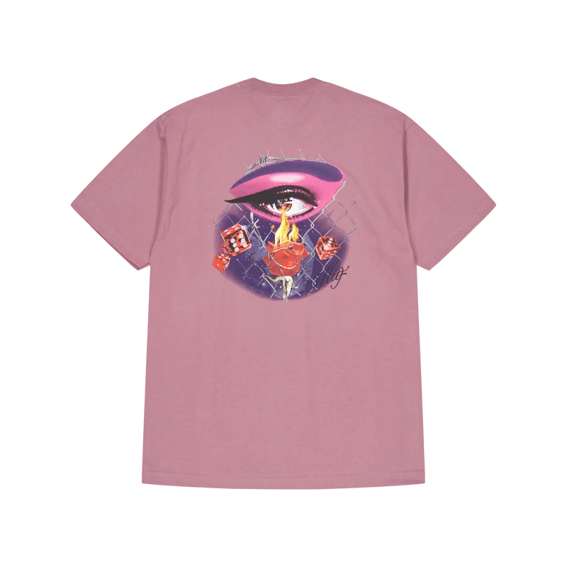 Feline Eye S/s Tee Mauve