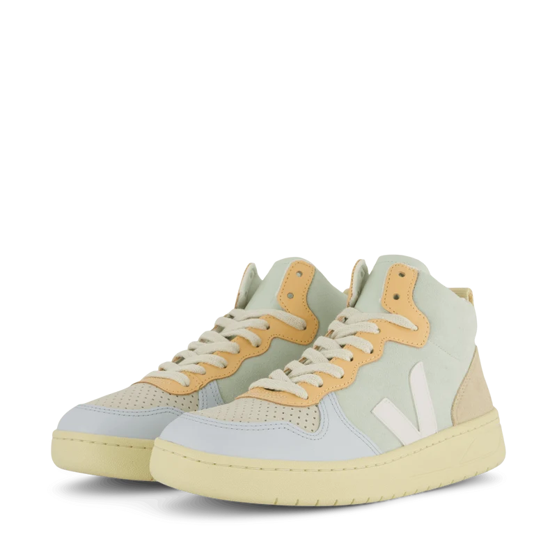 V-15 Suede Jade White Multico