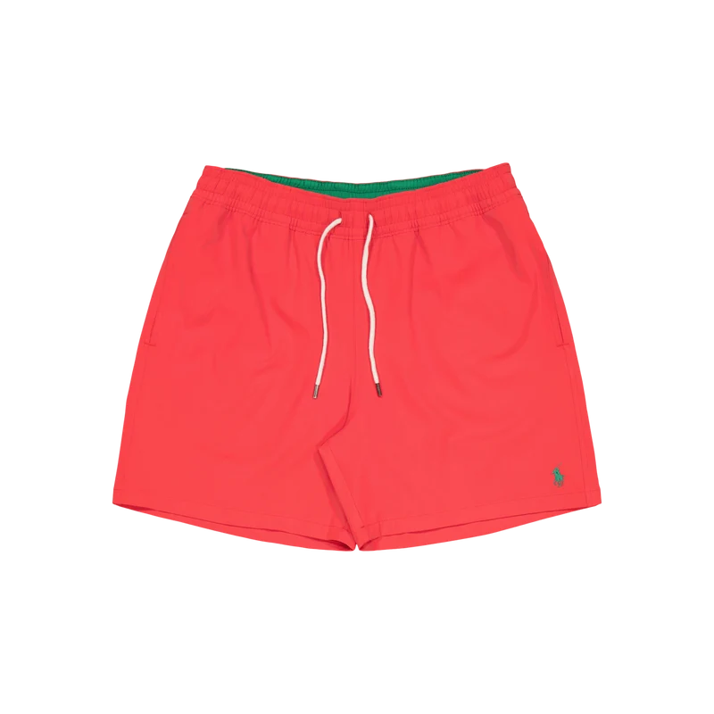 5.75-Inch Traveler Classic Swim Trunk Red Reef