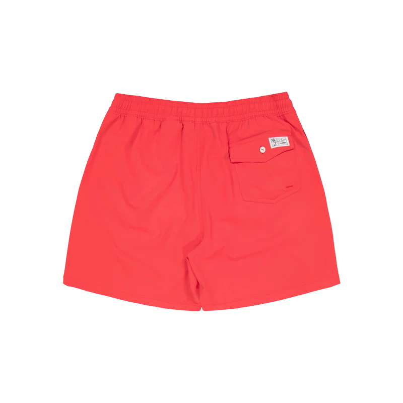 5.75-Inch Traveler Classic Swim Trunk Red Reef