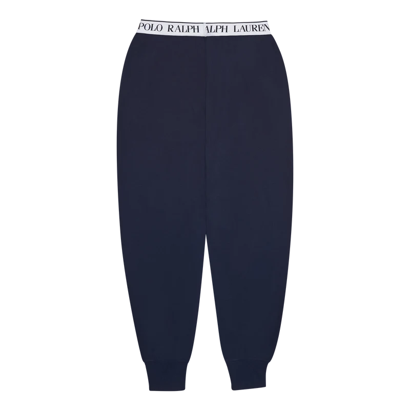 French Terry Sleep Jogger Cruise Navy White Wb