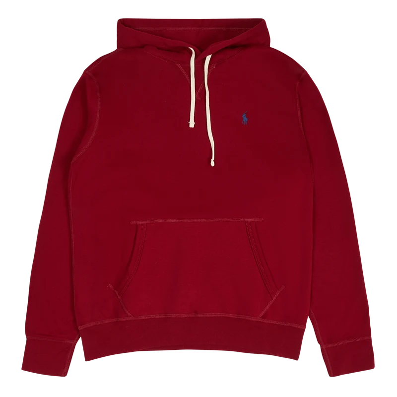 The RL Fleece Hoodie Holiday Red