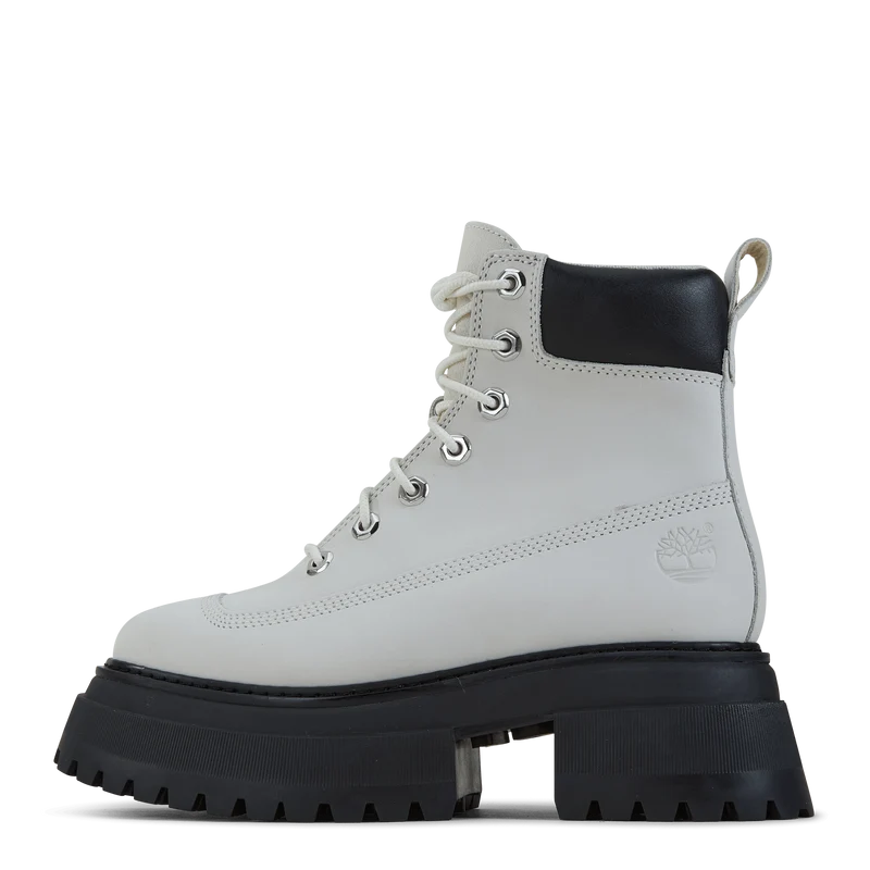 Timberland Sky 6 In Lace Up Bright White