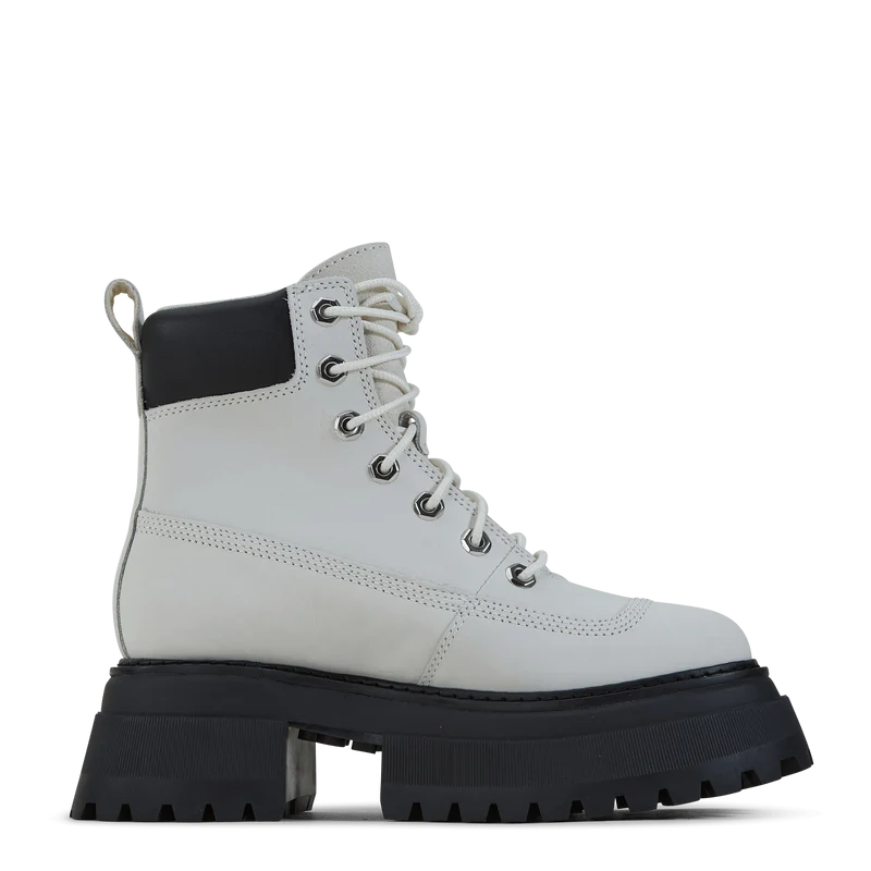 Timberland Sky 6 In Lace Up Bright White