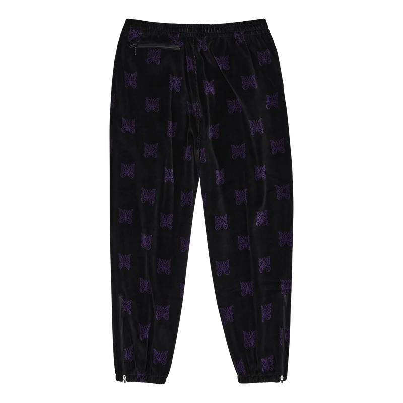 Zipped Track Pant - C/pe Papil Black/purple