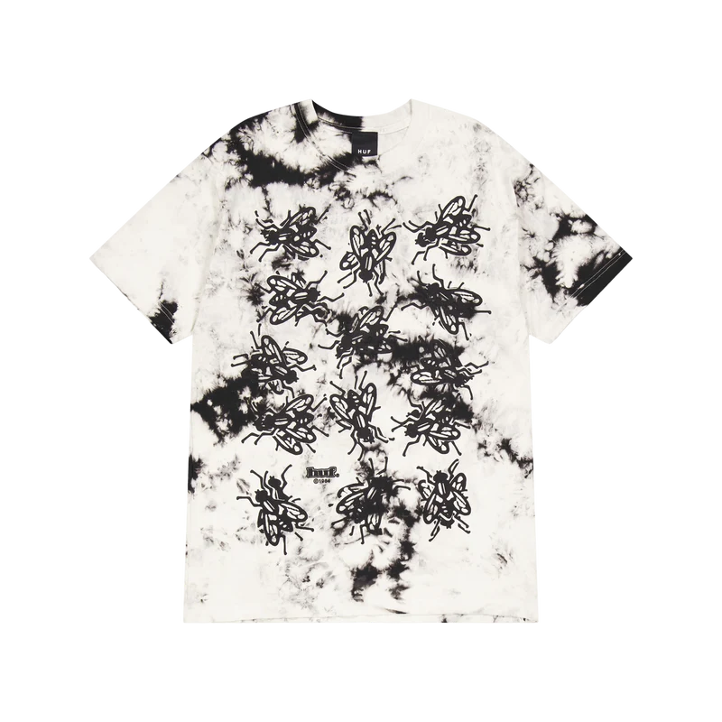 Fly Situation S/s Tiedye Tee Black