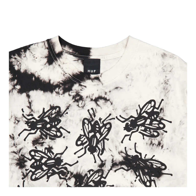 Fly Situation S/s Tiedye Tee Black