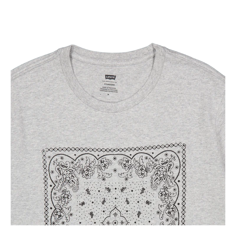 Graphic Crewneck Tee Greys Bandana Bw Mhg