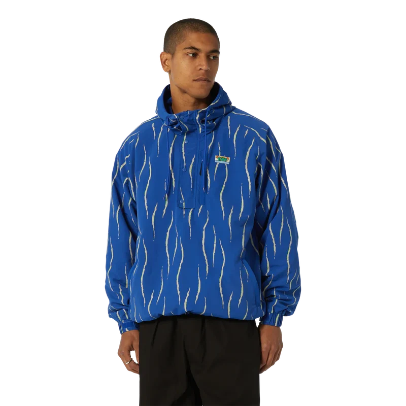New Day Striped Anorak Blue