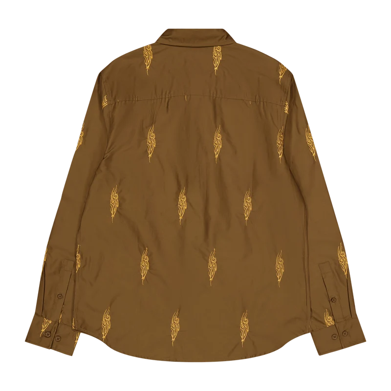 Larkin Embroidered Work Shirt Bison