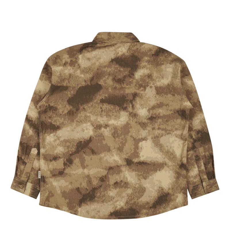 Shirt Jacket-abstract Camo Abstract Camo