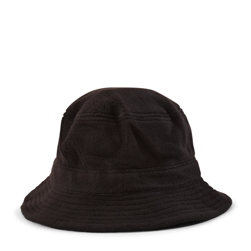Bucket Hat - Poly Fleece Black