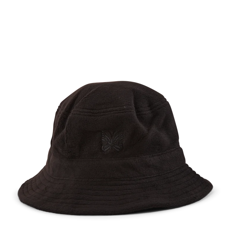Bucket Hat - Poly Fleece Black