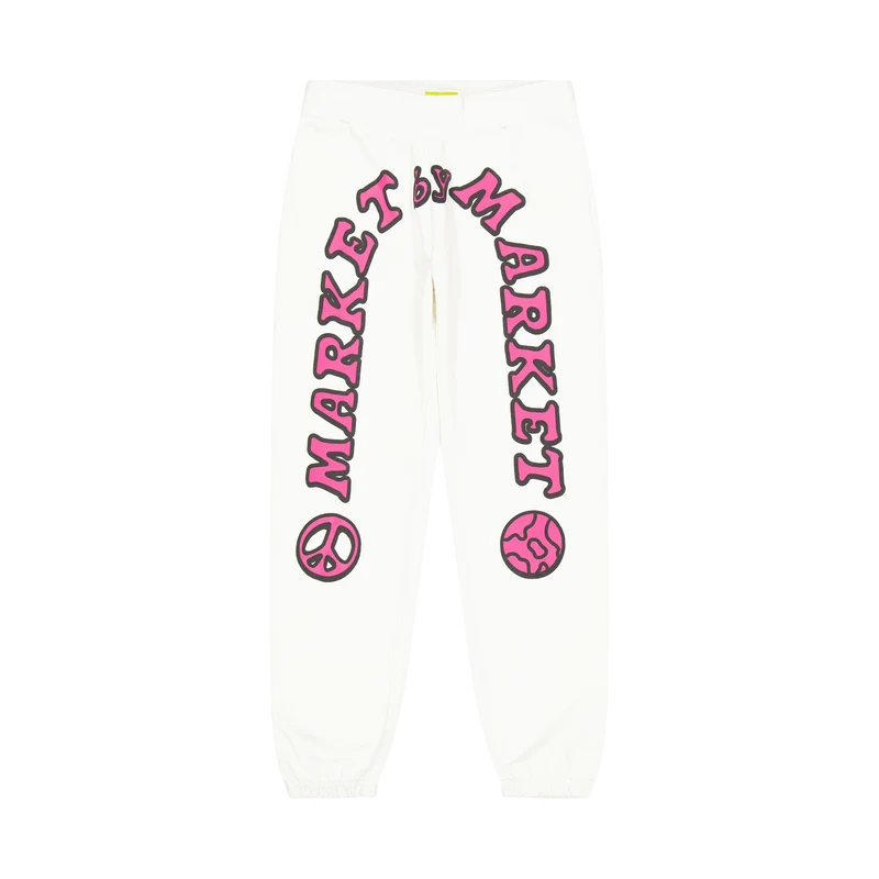 Cali Arc Peace Sweatpants Cream