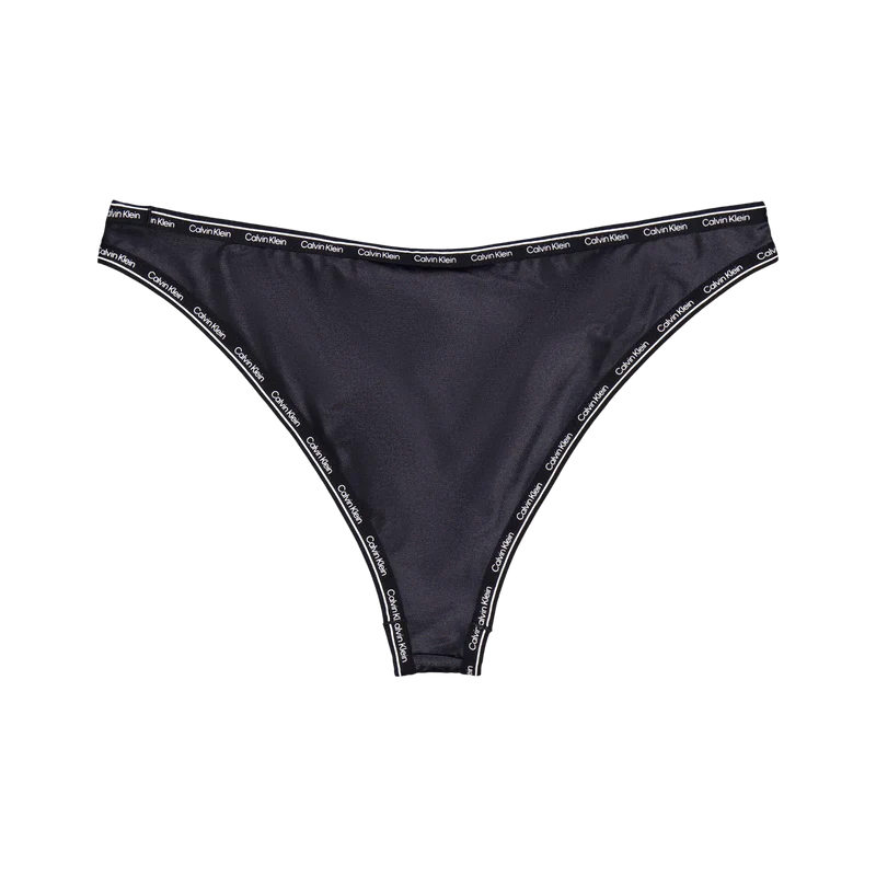 High Leg Cheeky Bikini Black