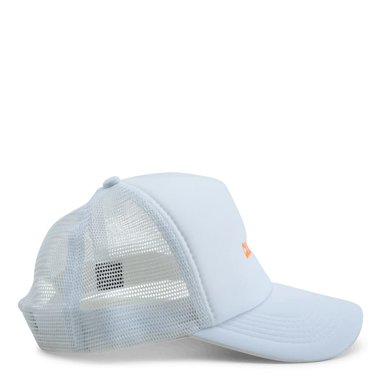 Cali Trucki Cap Embro All White/orange