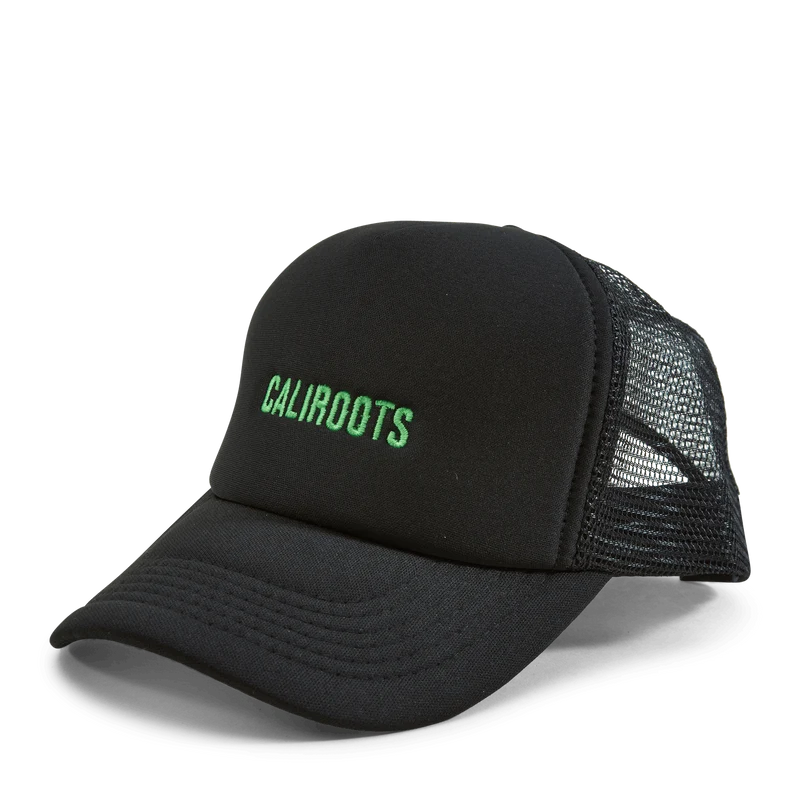 Cali Trucki Cap Embro All Black/green