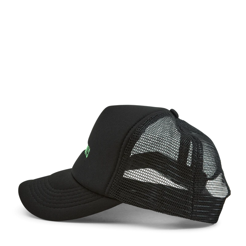Cali Trucki Cap Embro All Black/green