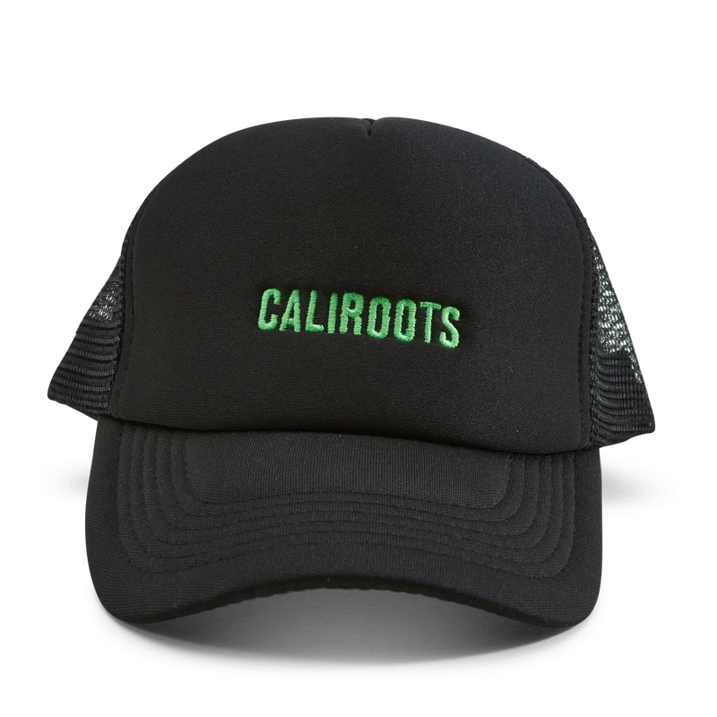 Cali Trucki Cap Embro All Black/green
