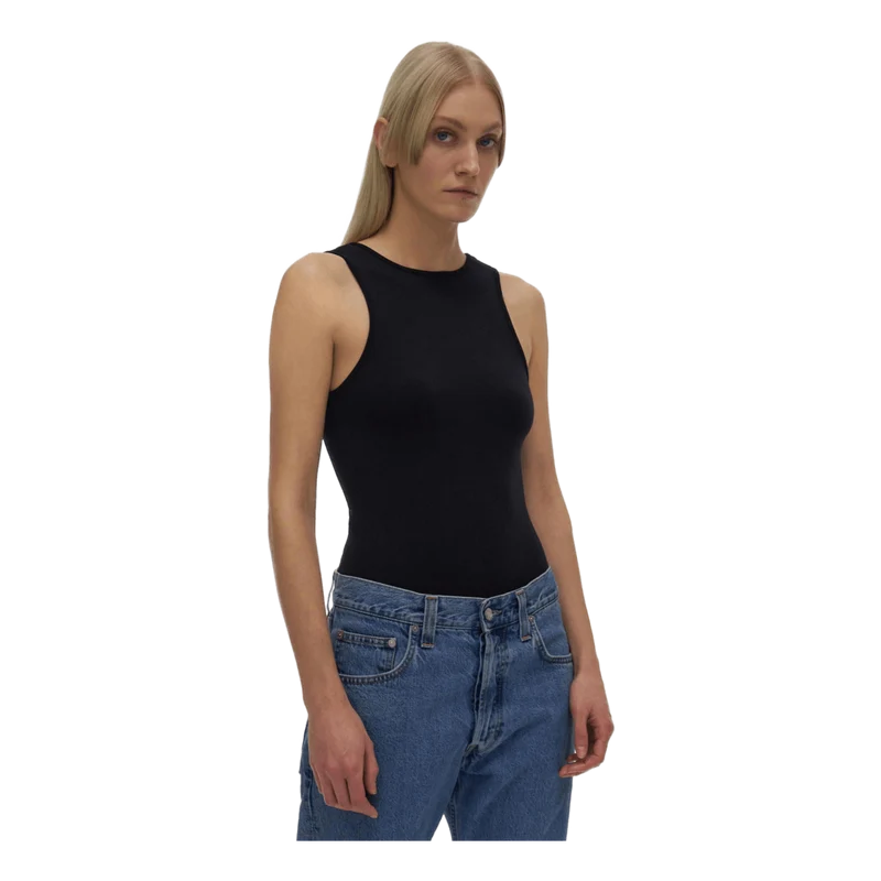 Scoop Bodysuit.seam1 Black