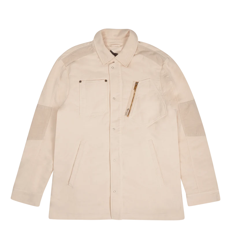 Moleskin Shirt Jacket Pale Pink