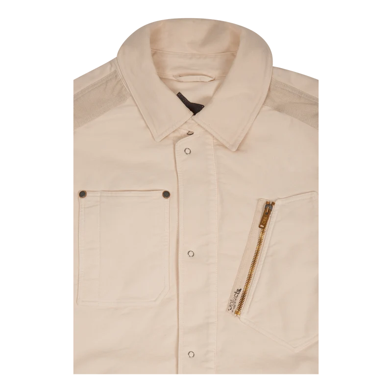 Moleskin Shirt Jacket Pale Pink