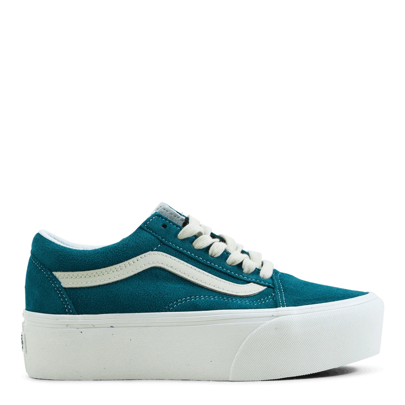 Ua Old Skool Stackform Varsity Suede Deep Teal