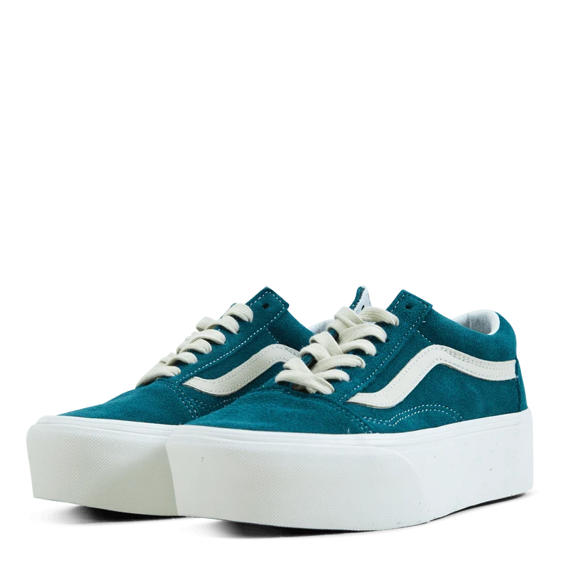 Ua Old Skool Stackform Varsity Suede Deep Teal