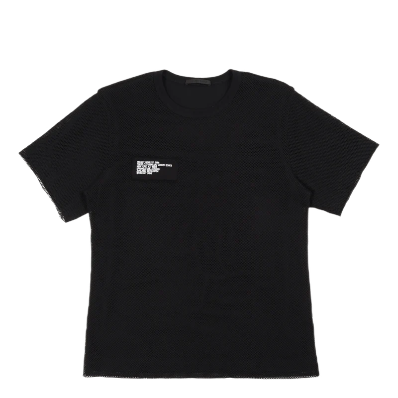 Trapunto Mesh Tee Black